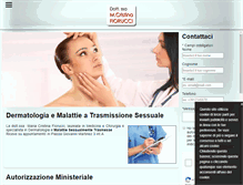 Tablet Screenshot of dermatologo-genova-fiorucci.com